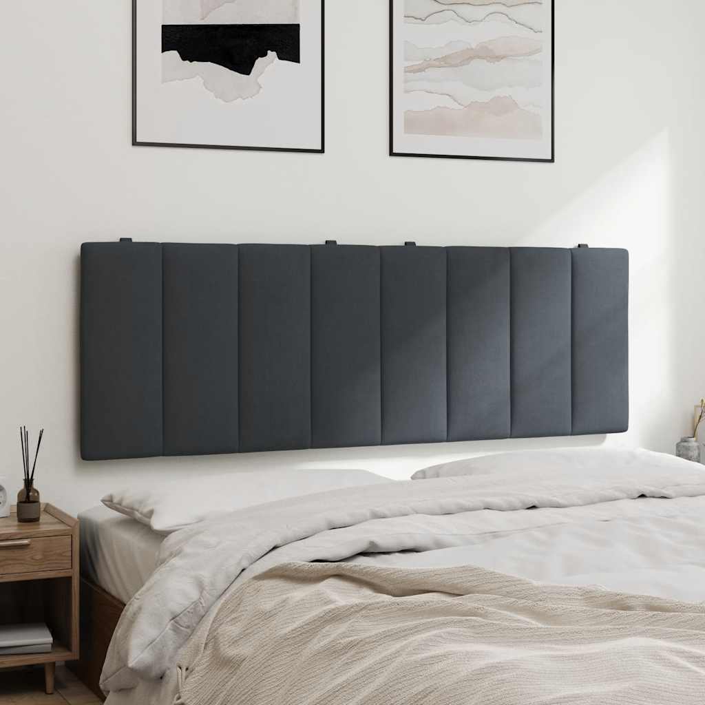 gavlpude Hanko 120 cm velour mørkegrå