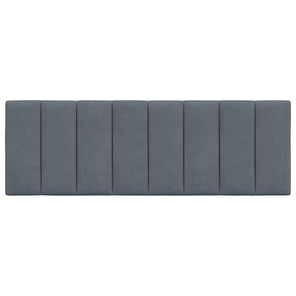 gavlpude Hanko 120 cm velour mørkegrå