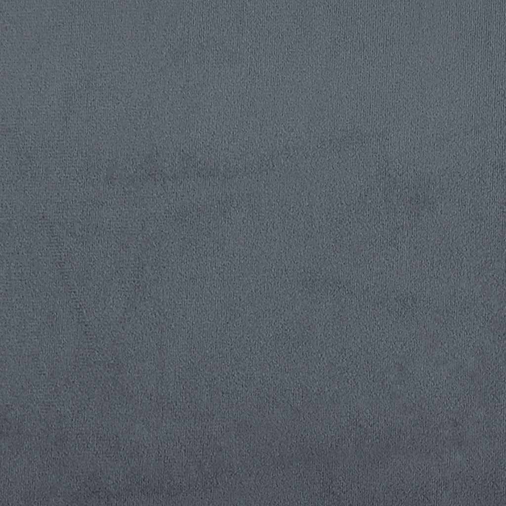 gavlpude Hanko 120 cm velour mørkegrå