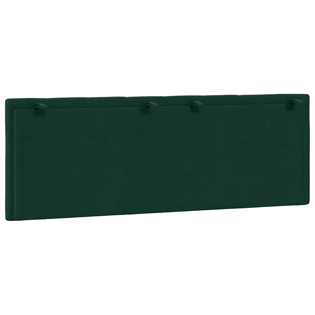 gavlpude Hanko 120 cm velour mørkegrøn