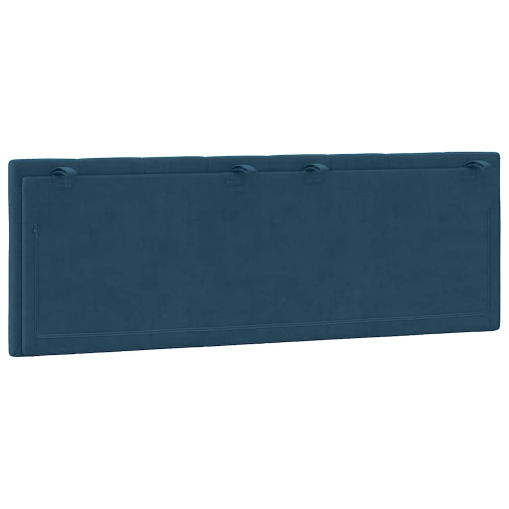 gavlpude Hanko 120 cm velour blå