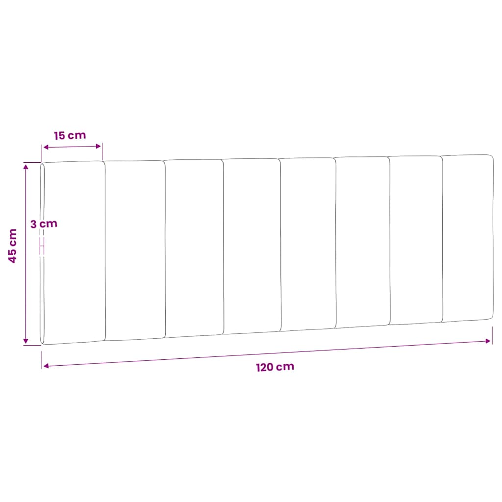 gavlpude Hanko 120 cm velour blå