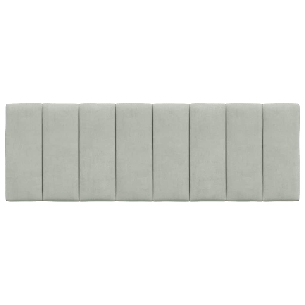 gavlpude Hanko 140 cm velour lysegrå