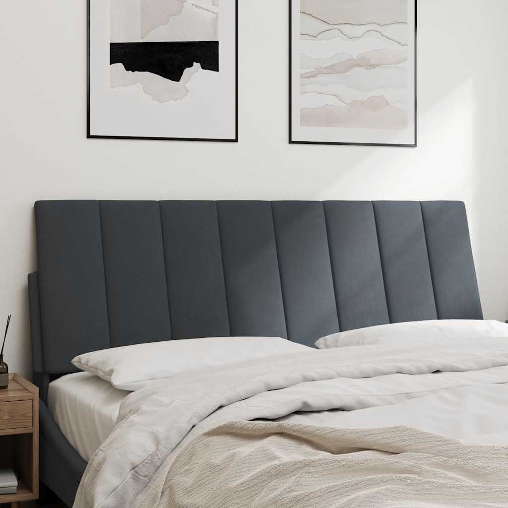 gavlpude Hanko 140 cm velour mørkegrå