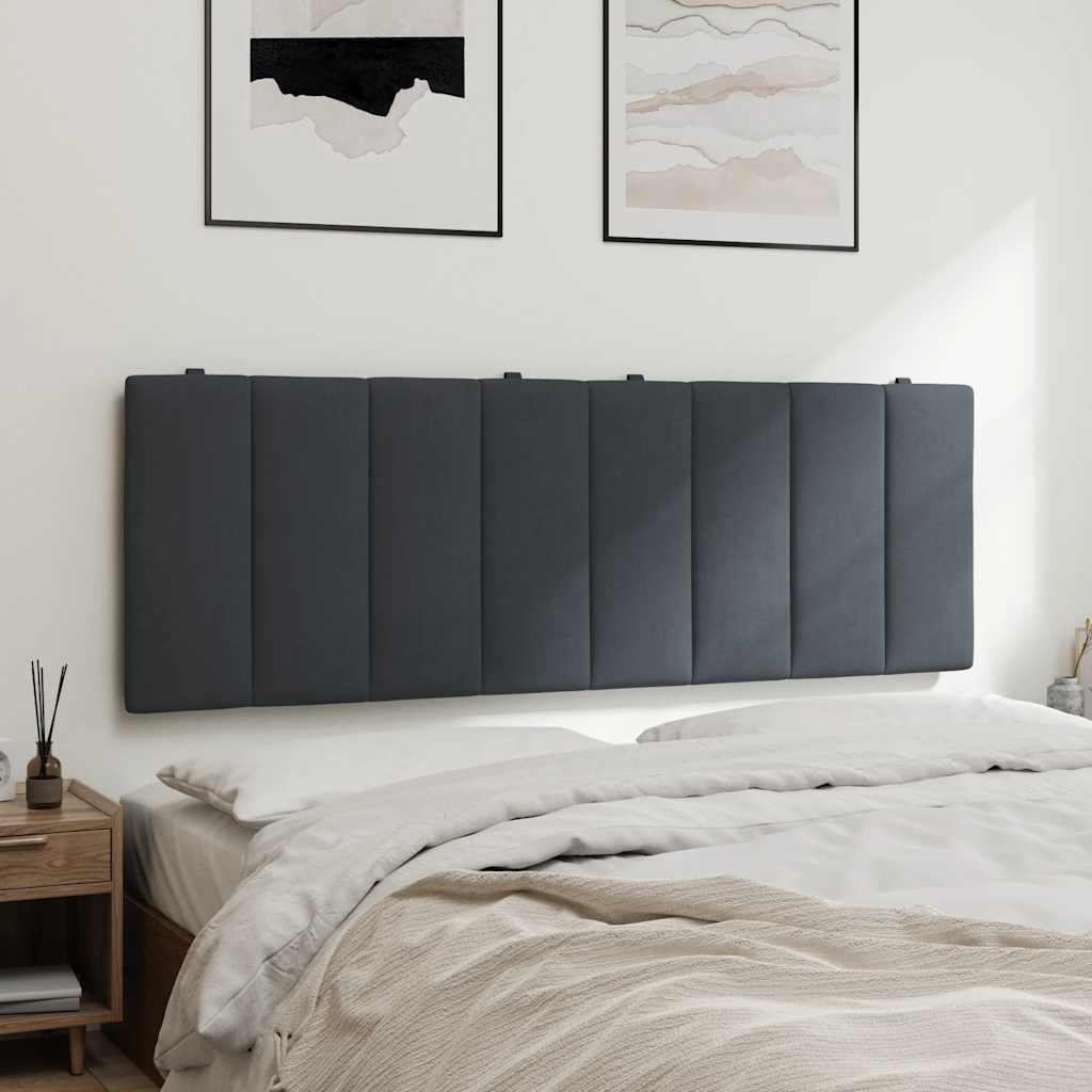 gavlpude Hanko 140 cm velour mørkegrå