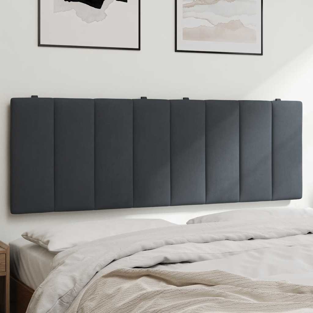 gavlpude Hanko 140 cm velour mørkegrå