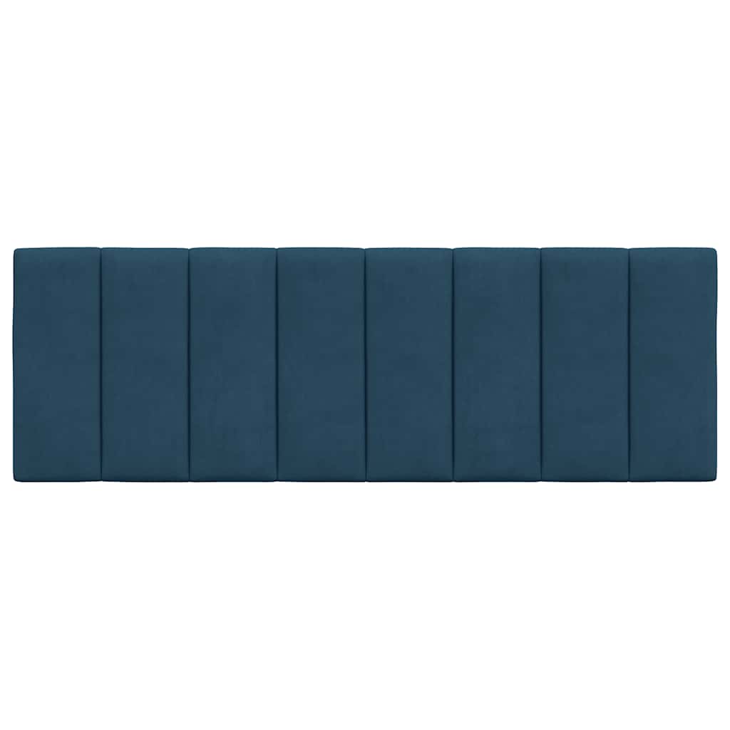 gavlpude Hanko 140 cm velour blå