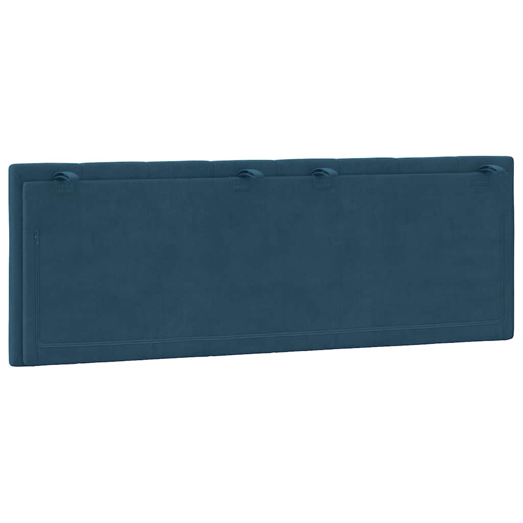 gavlpude Hanko 140 cm velour blå