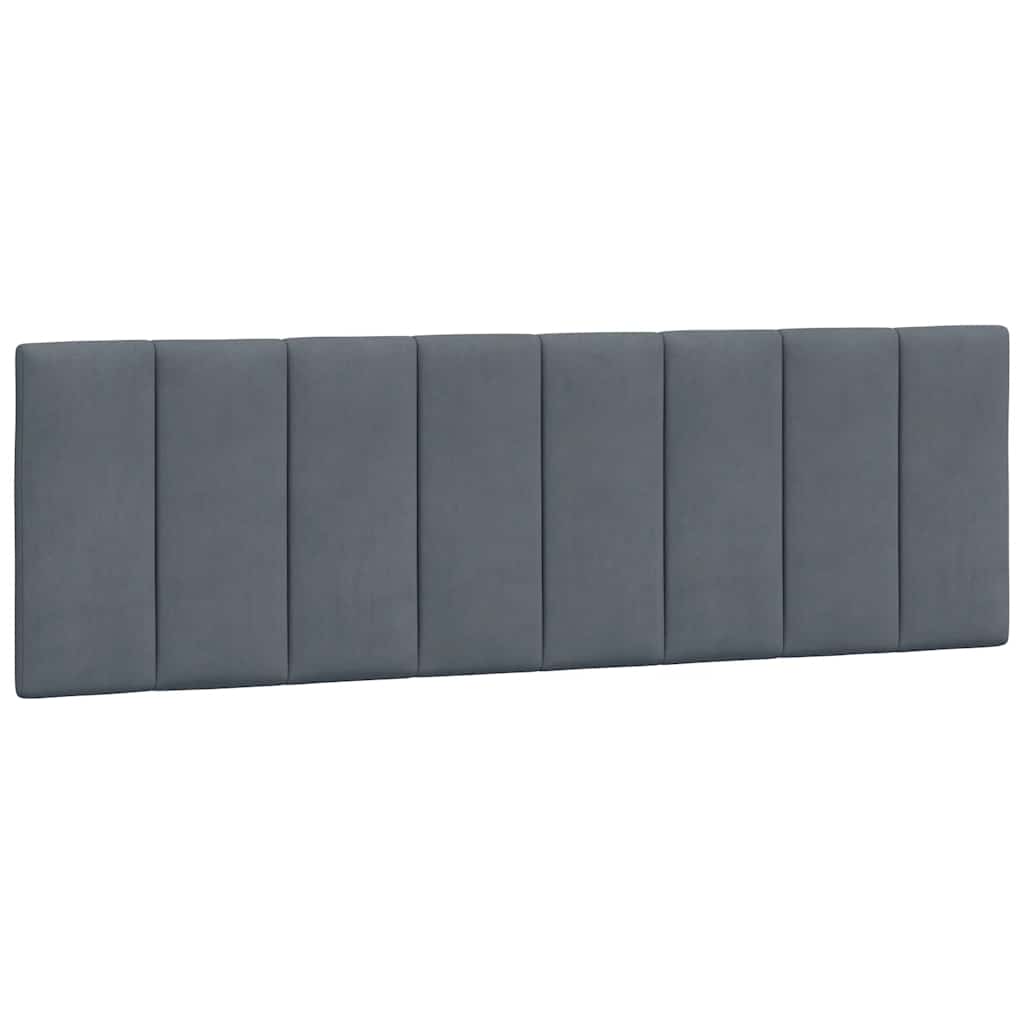 gavlpude Hanko 160 cm velour mørkegrå