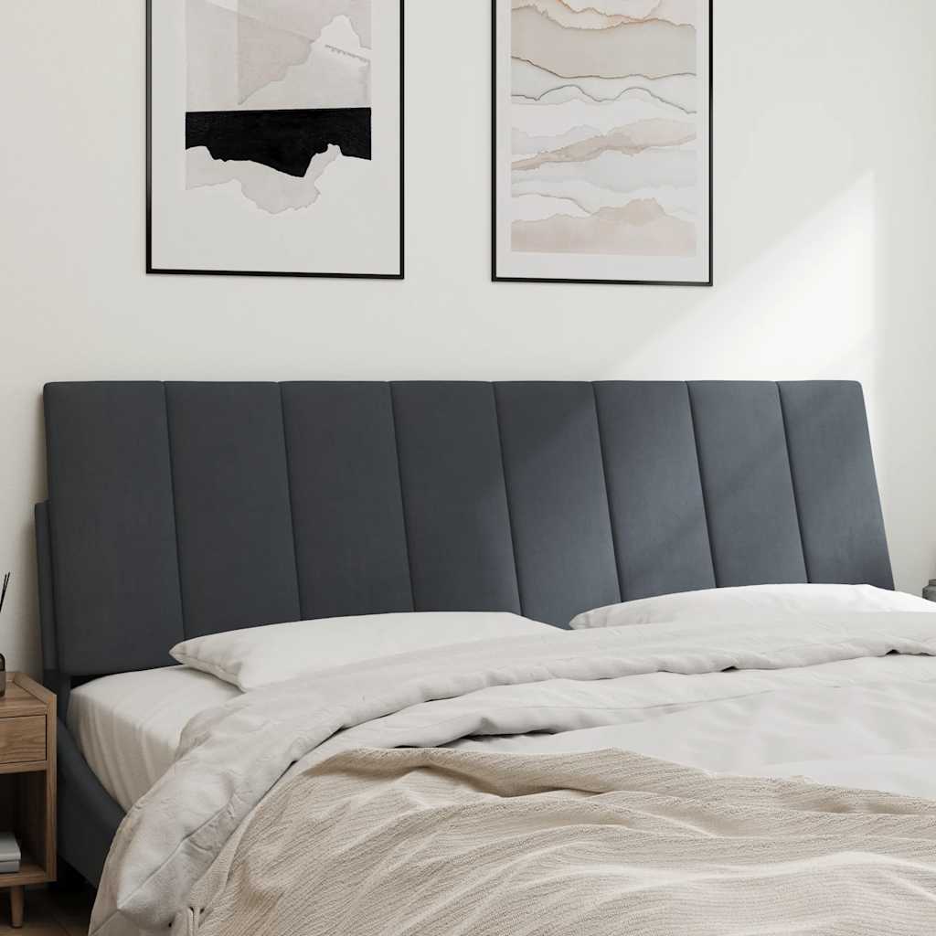 gavlpude Hanko 160 cm velour mørkegrå