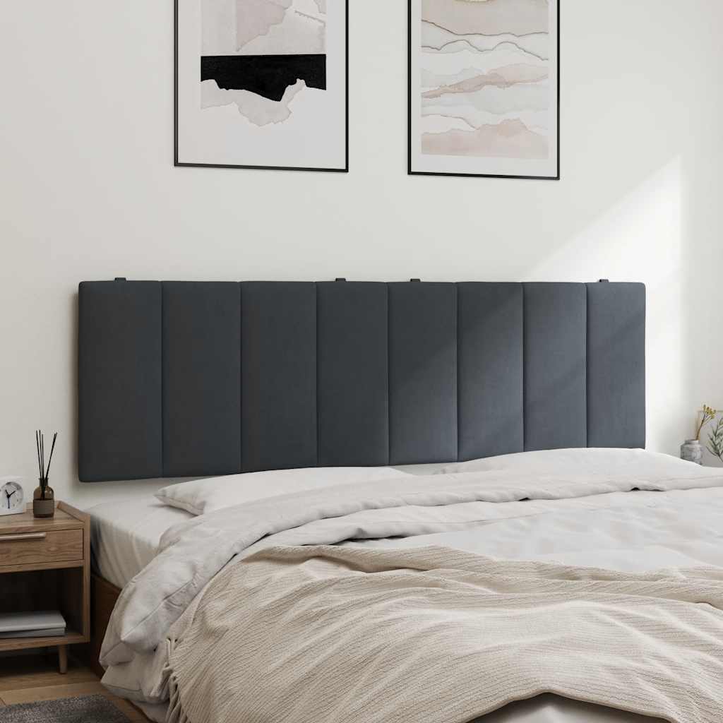 gavlpude Hanko 160 cm velour mørkegrå