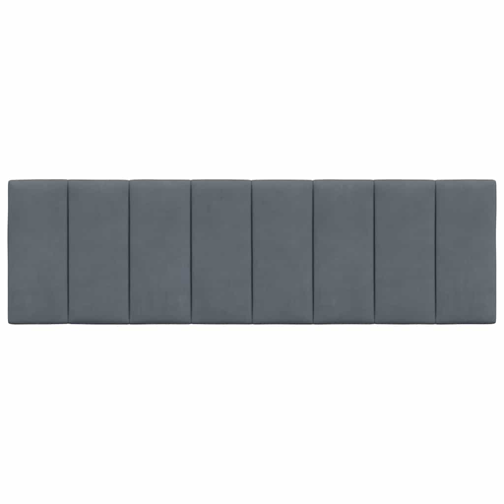 gavlpude Hanko 160 cm velour mørkegrå