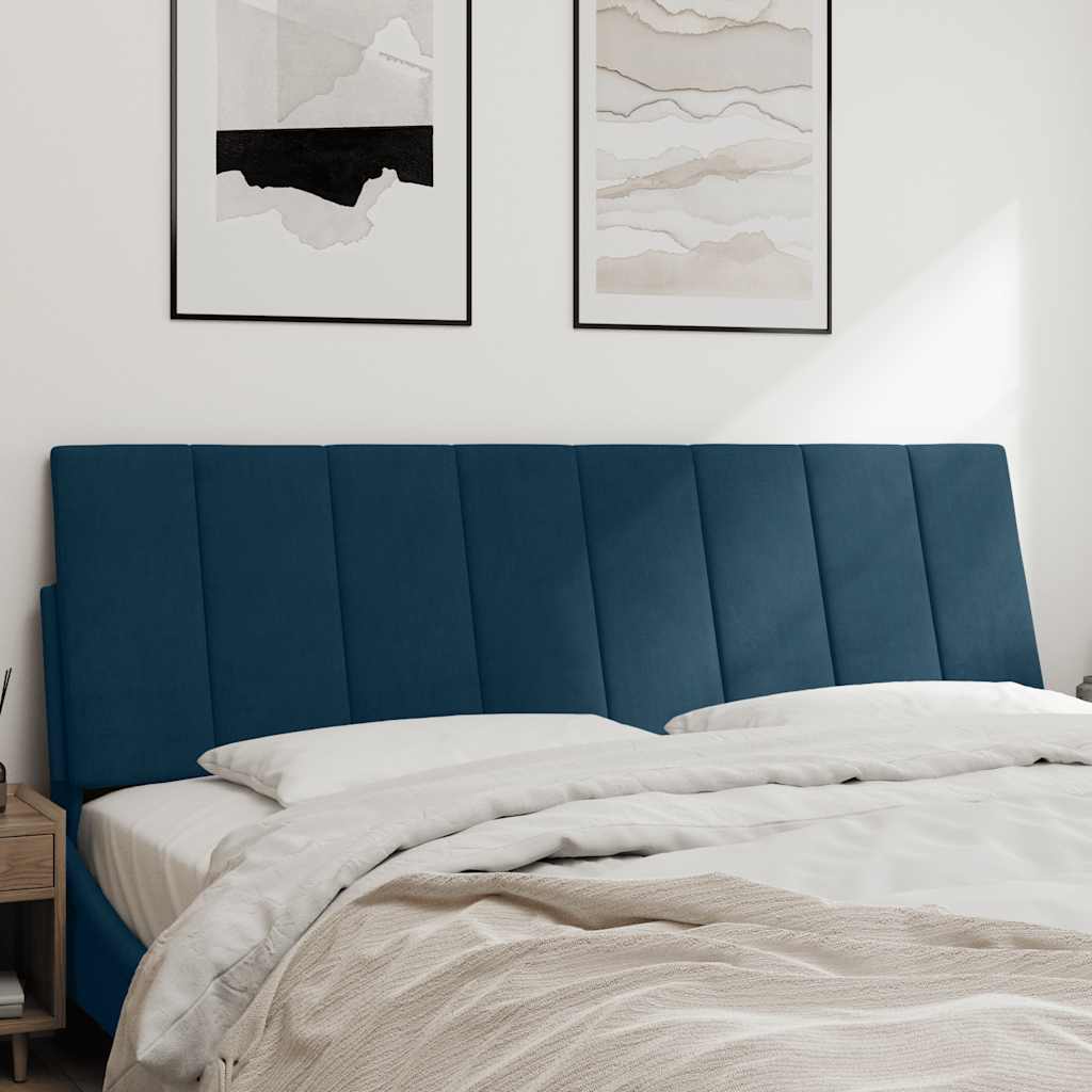 gavlpude Hanko 160 cm velour blå