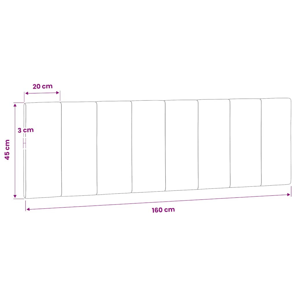 gavlpude Hanko 160 cm velour blå