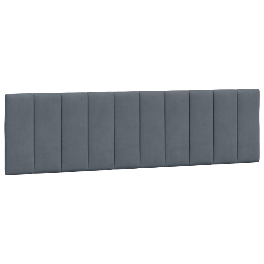 gavlpude Hanko 180 cm velour mørkegrå