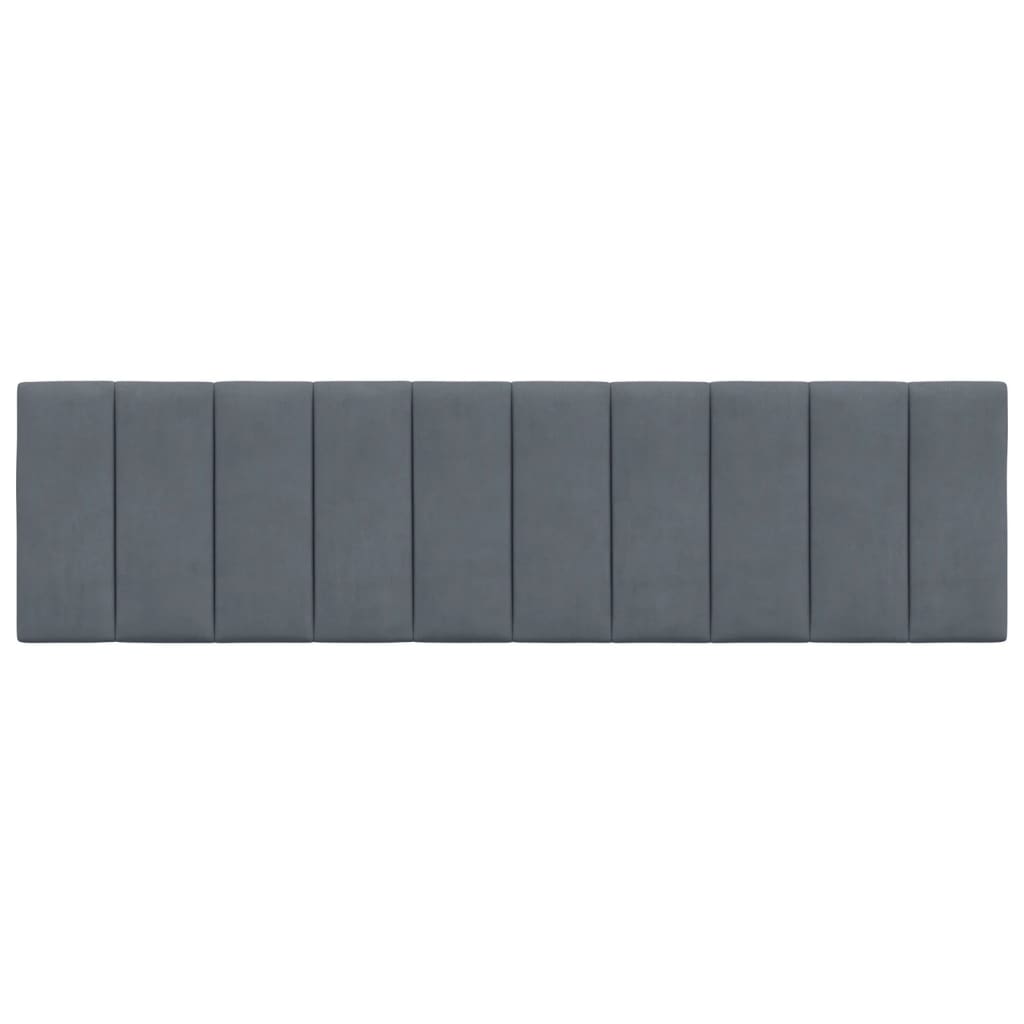 gavlpude Hanko 180 cm velour mørkegrå