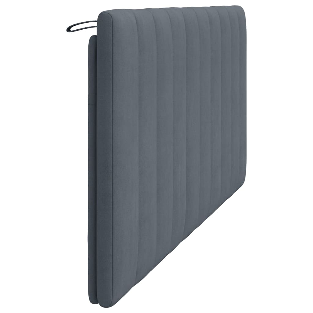 gavlpude Hanko 180 cm velour mørkegrå