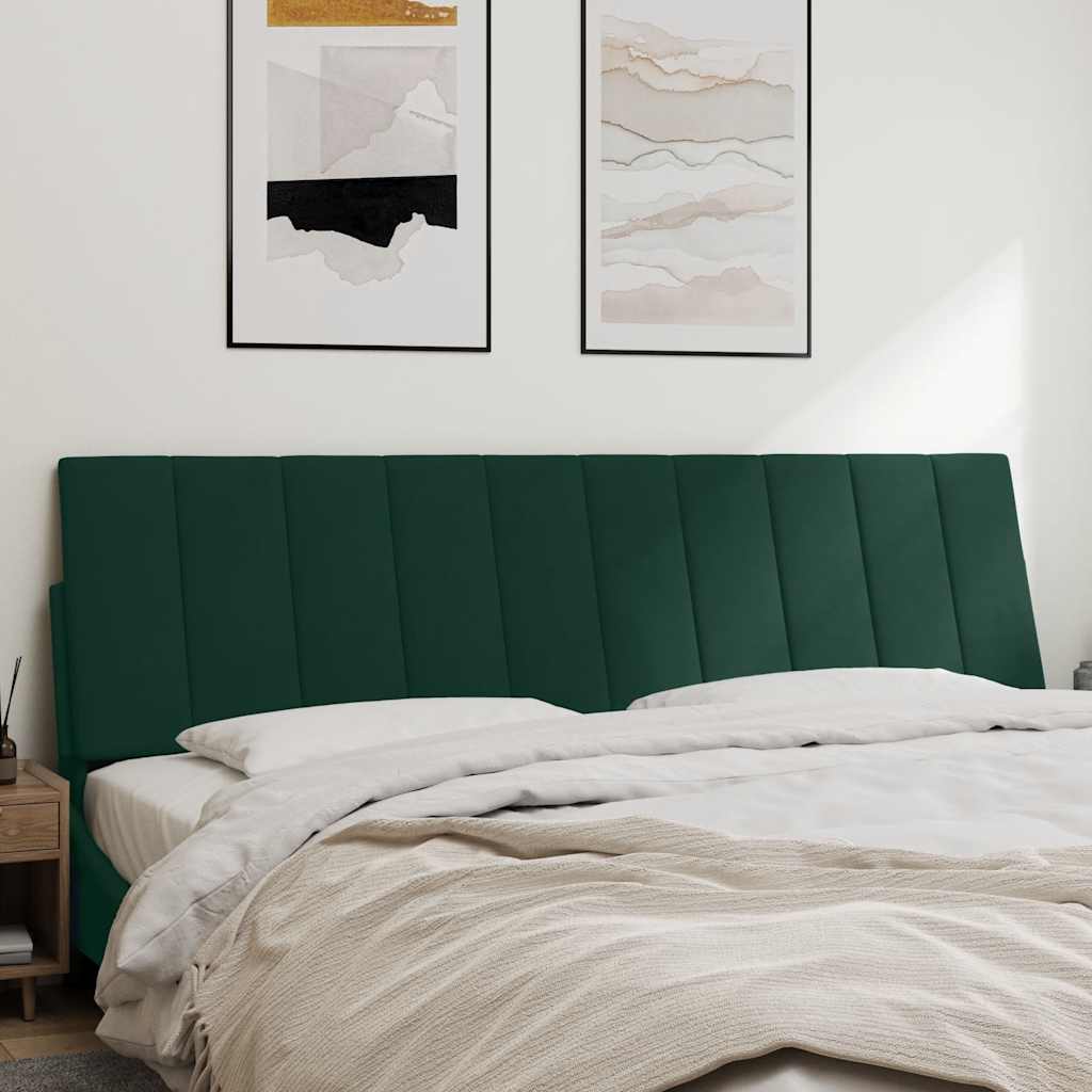 gavlpude Hanko 180 cm velour mørkegrøn