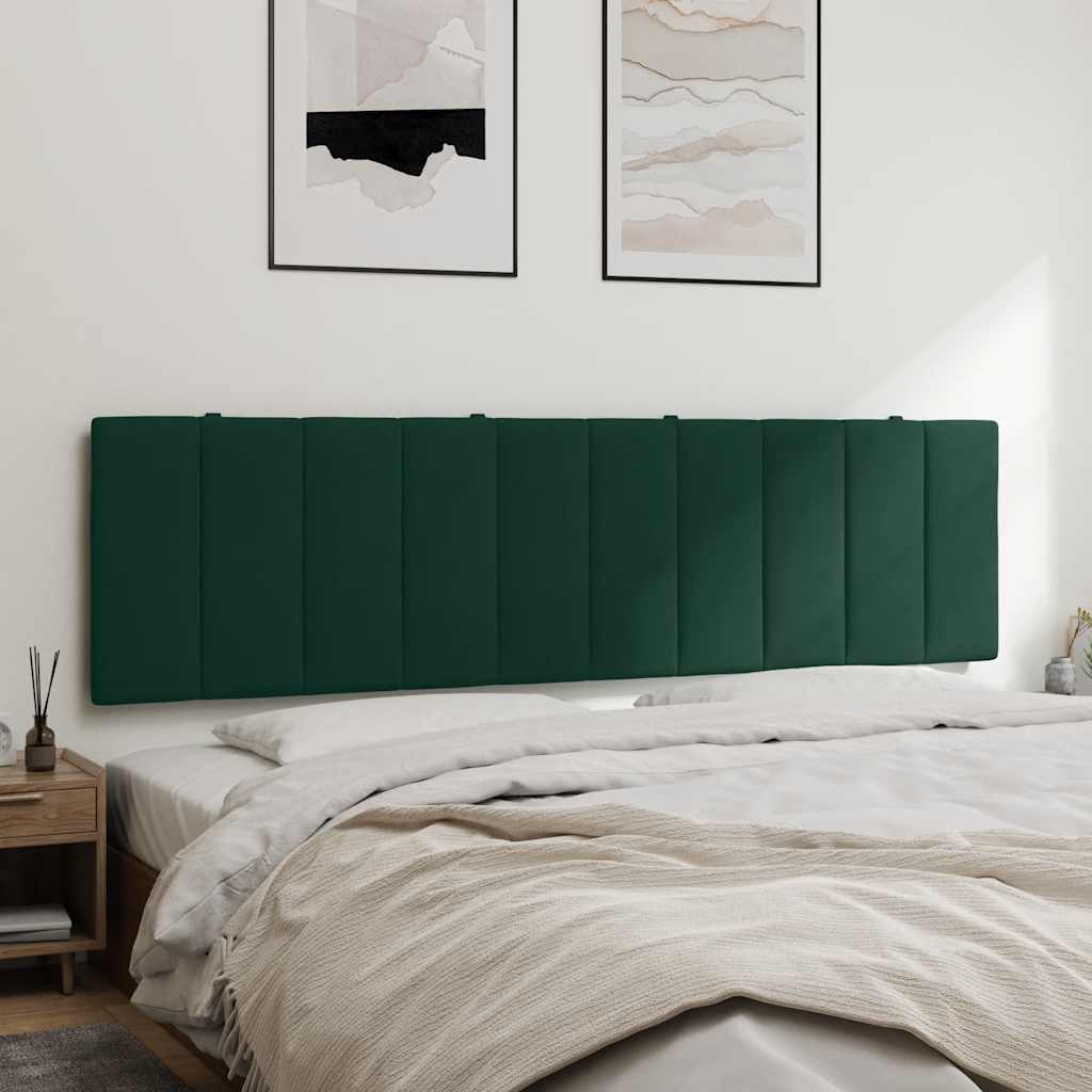 gavlpude Hanko 180 cm velour mørkegrøn
