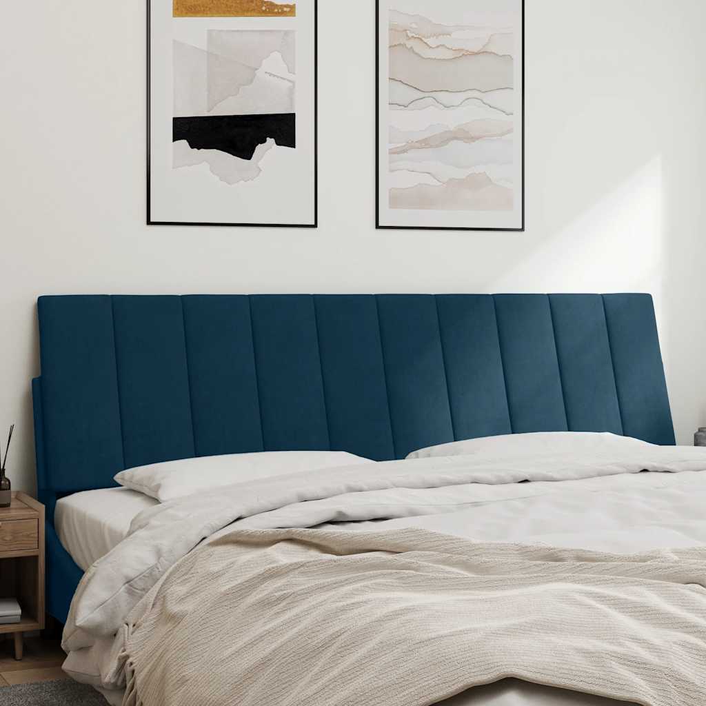 gavlpude Hanko 180 cm velour blå