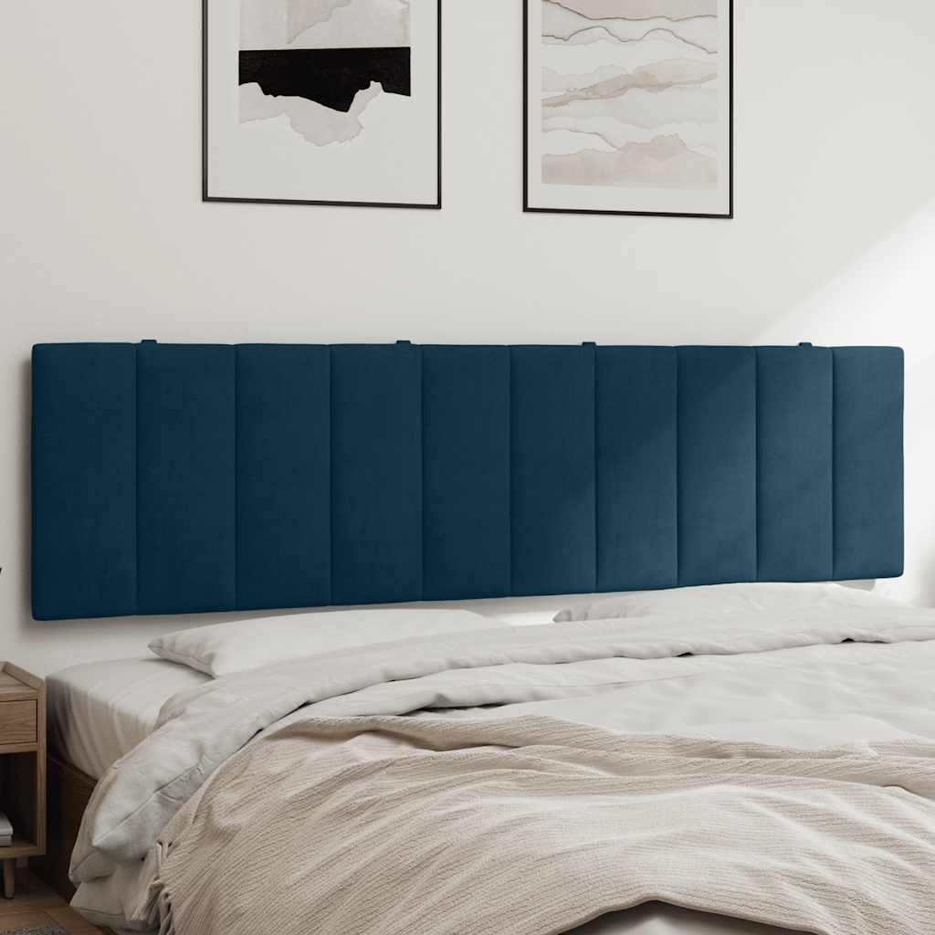 gavlpude Hanko 180 cm velour blå