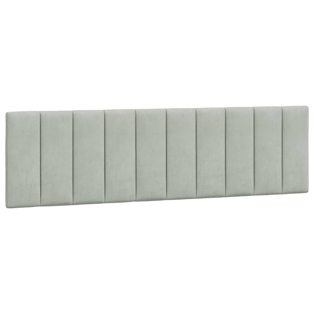 gavlpude Hanko 183 cm velour lysegrå
