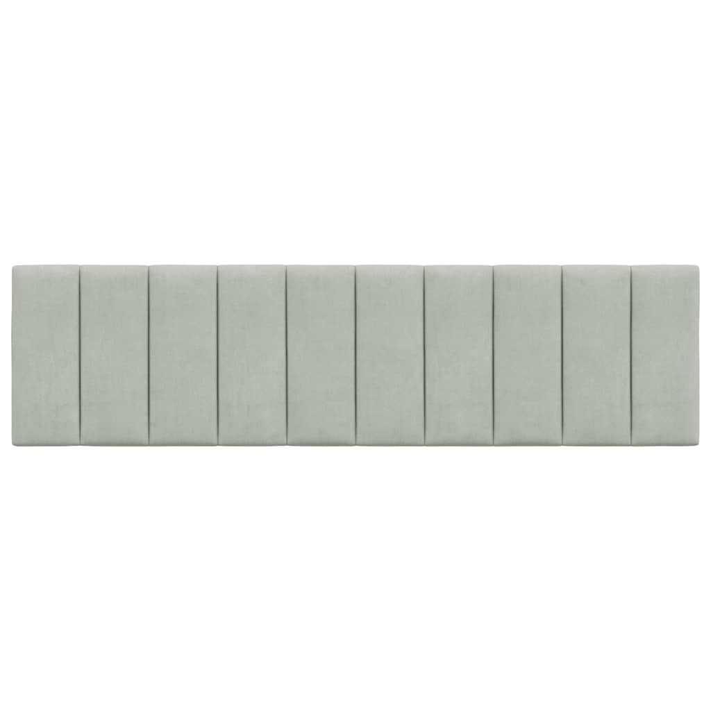 gavlpude Hanko 183 cm velour lysegrå