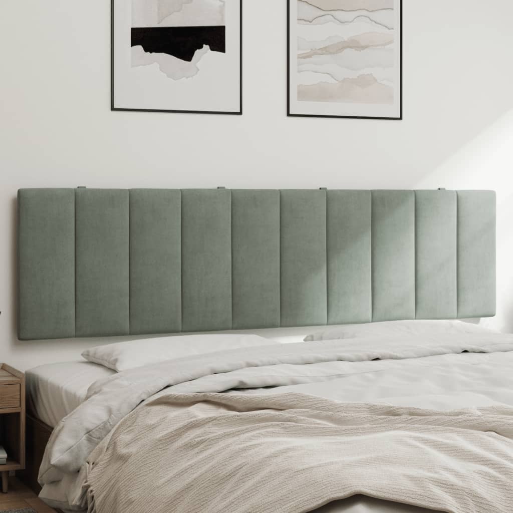 gavlpude Hanko 183 cm velour lysegrå