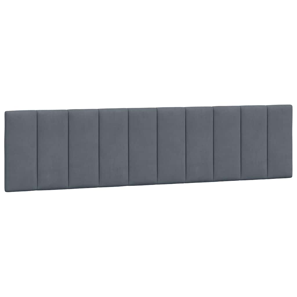 gavlpude Hanko 200 cm velour mørkegrå