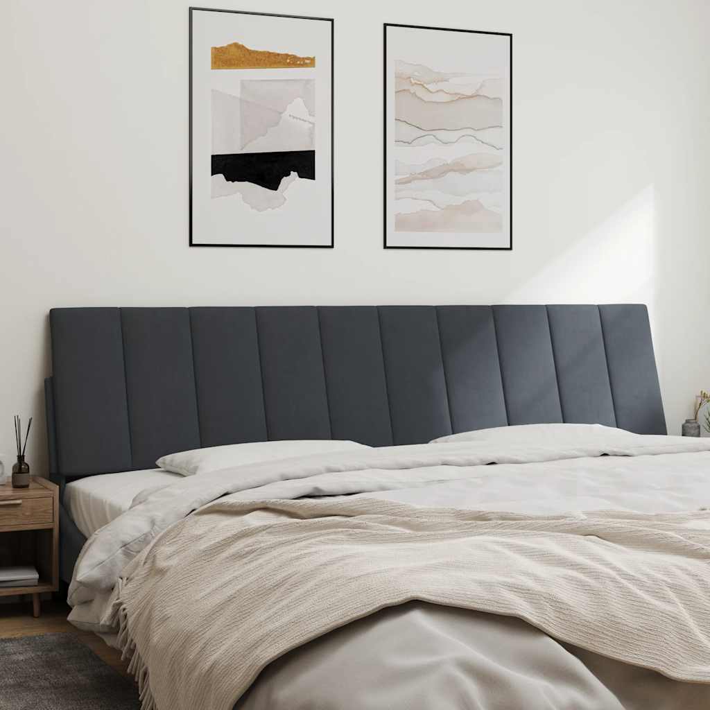 gavlpude Hanko 200 cm velour mørkegrå