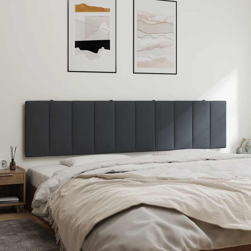 gavlpude Hanko 200 cm velour mørkegrå