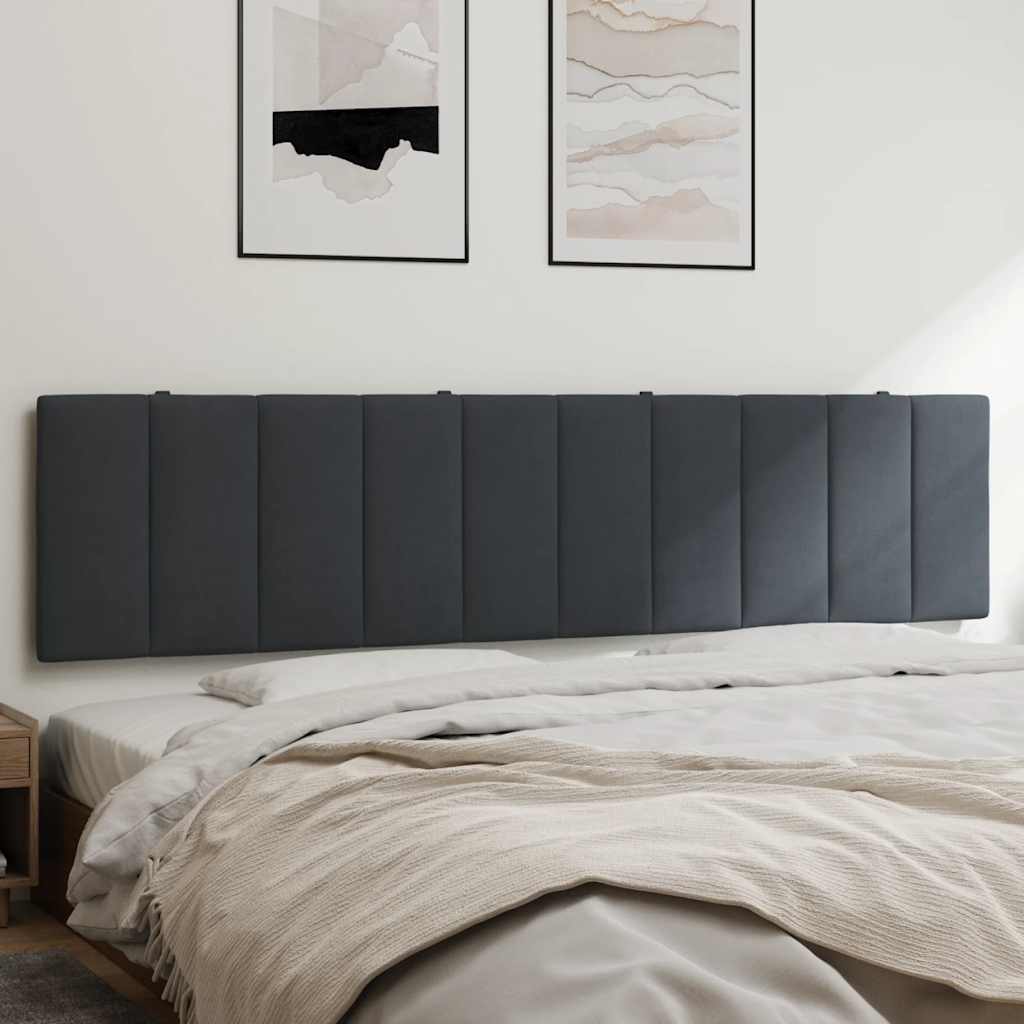 gavlpude Hanko 200 cm velour mørkegrå