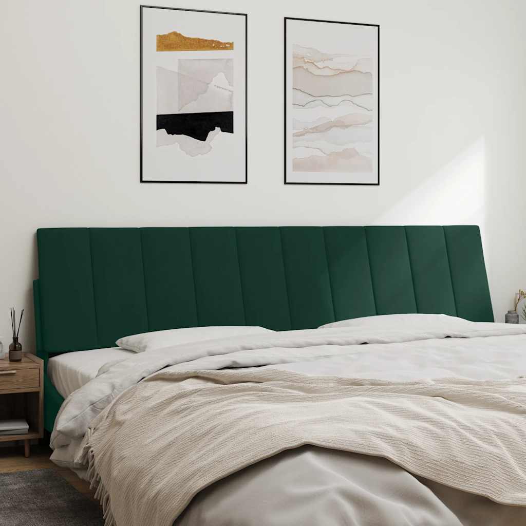 gavlpude Hanko 200 cm velour mørkegrøn