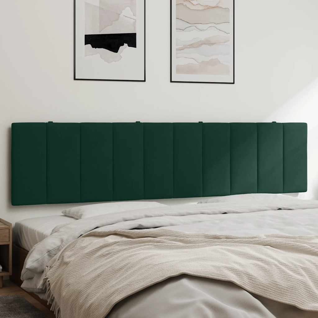 gavlpude Hanko 200 cm velour mørkegrøn
