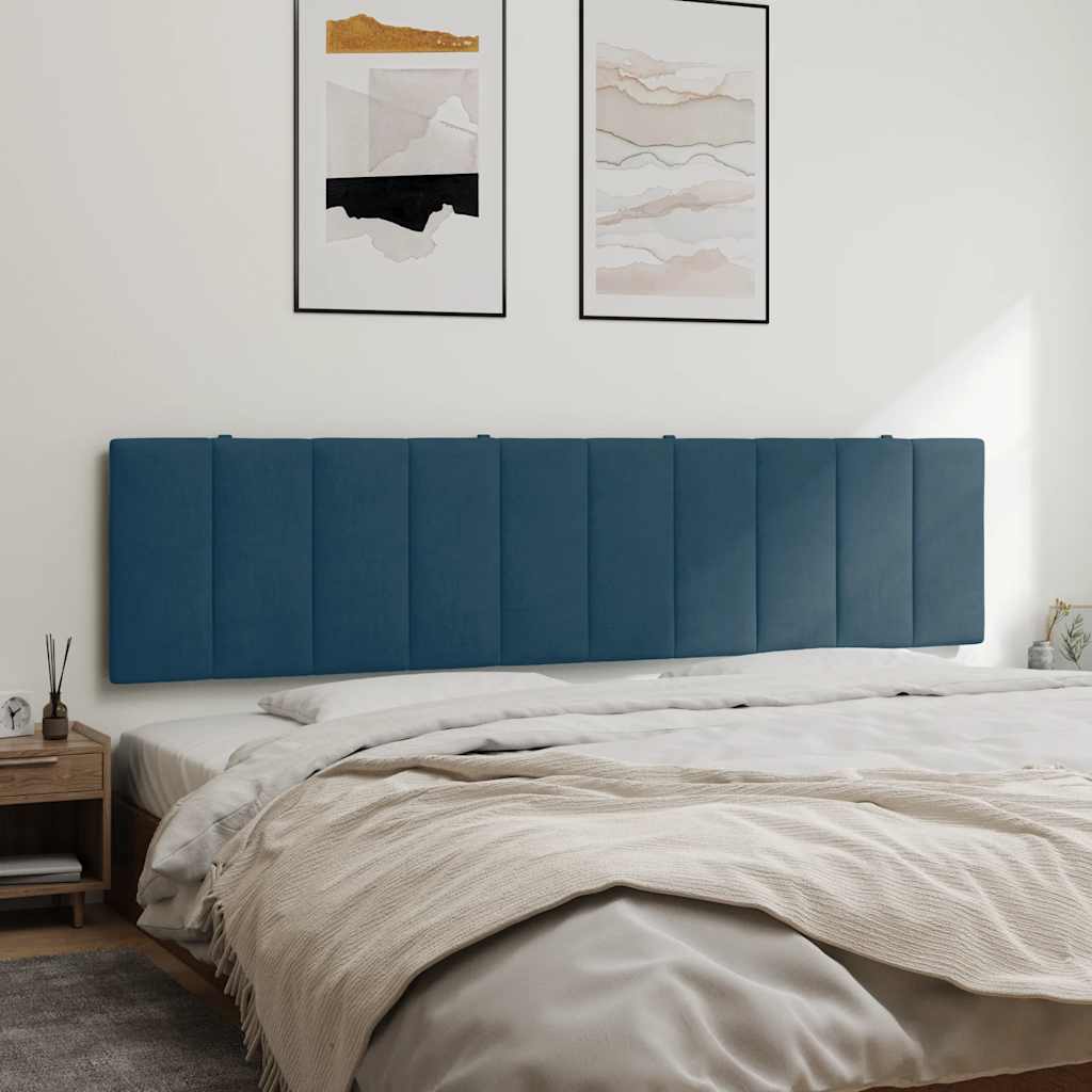 gavlpude Hanko 200 cm velour blå