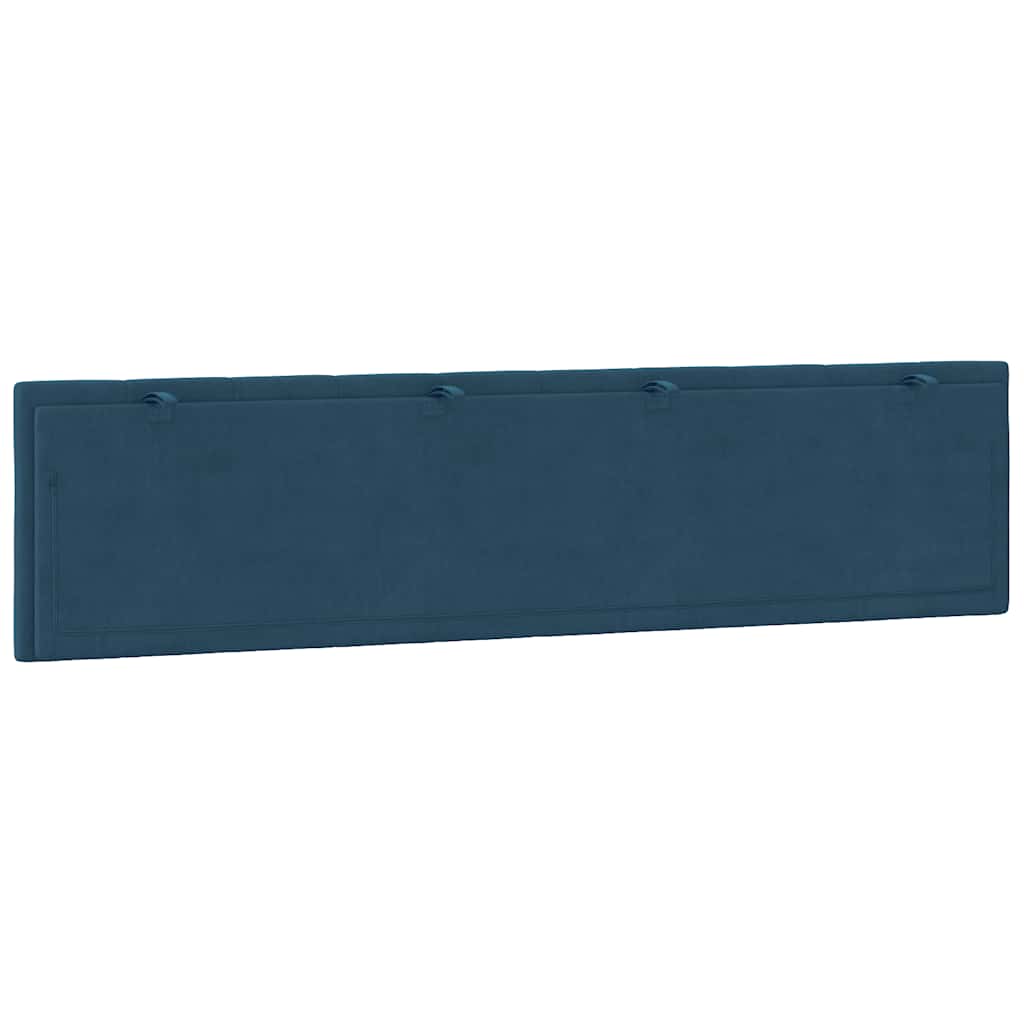 gavlpude Hanko 200 cm velour blå