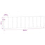 gavlpude Hanko 200 cm velour pink
