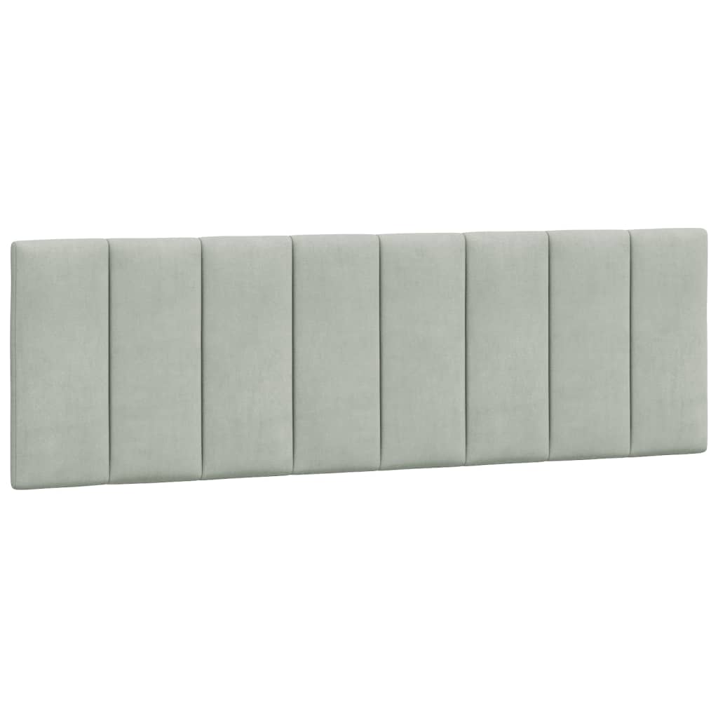 gavlpude Hanko 152 cm velour lysegrå