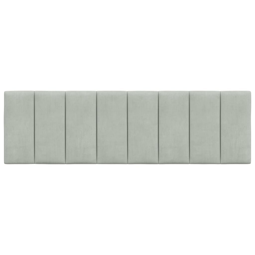 gavlpude Hanko 152 cm velour lysegrå