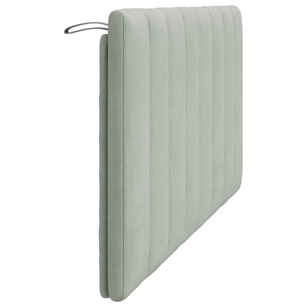 gavlpude Hanko 152 cm velour lysegrå