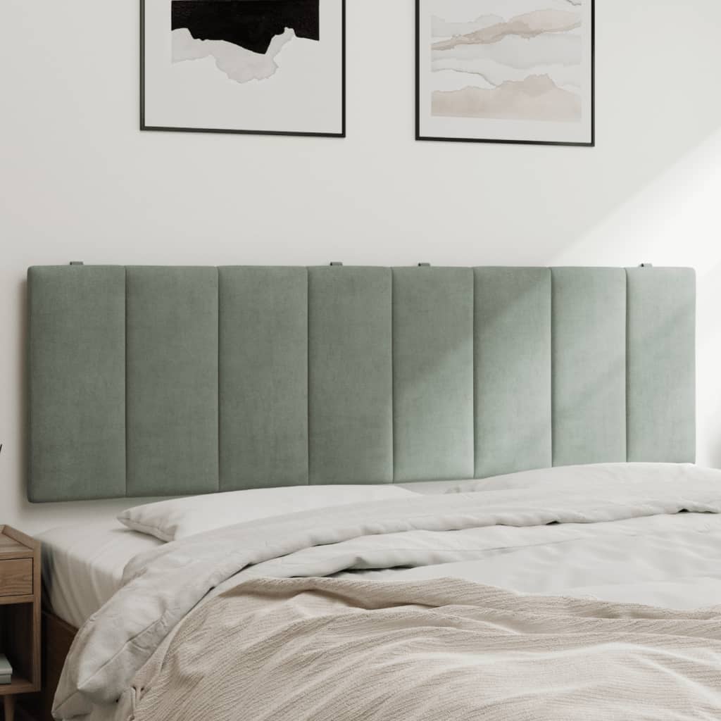 gavlpude Hanko 152 cm velour lysegrå