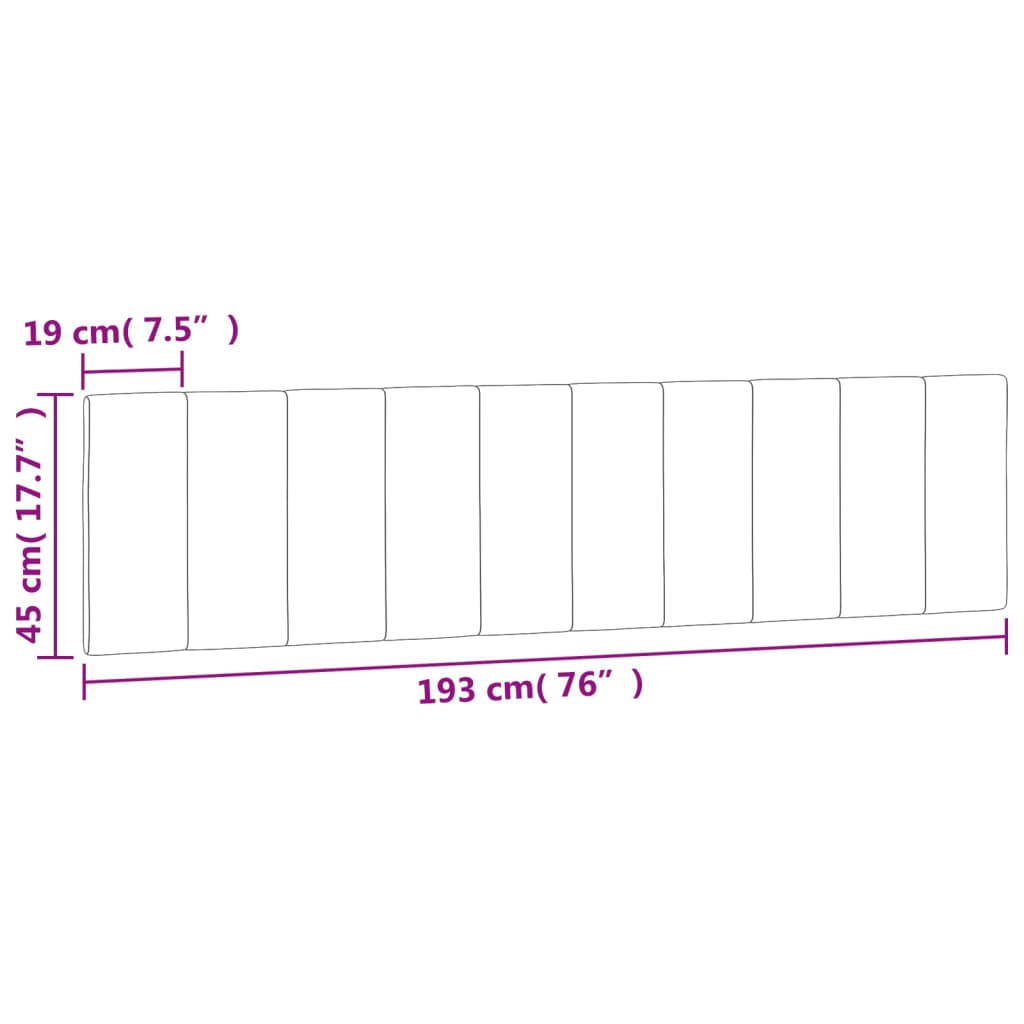 gavlpude Hanko 193 cm velour mørkegrå
