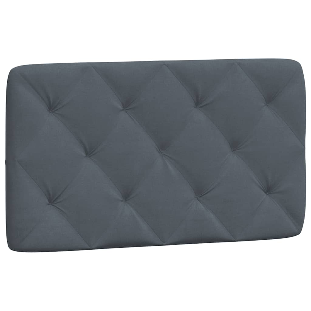 gavlpude 80 cm velour mørkegrå