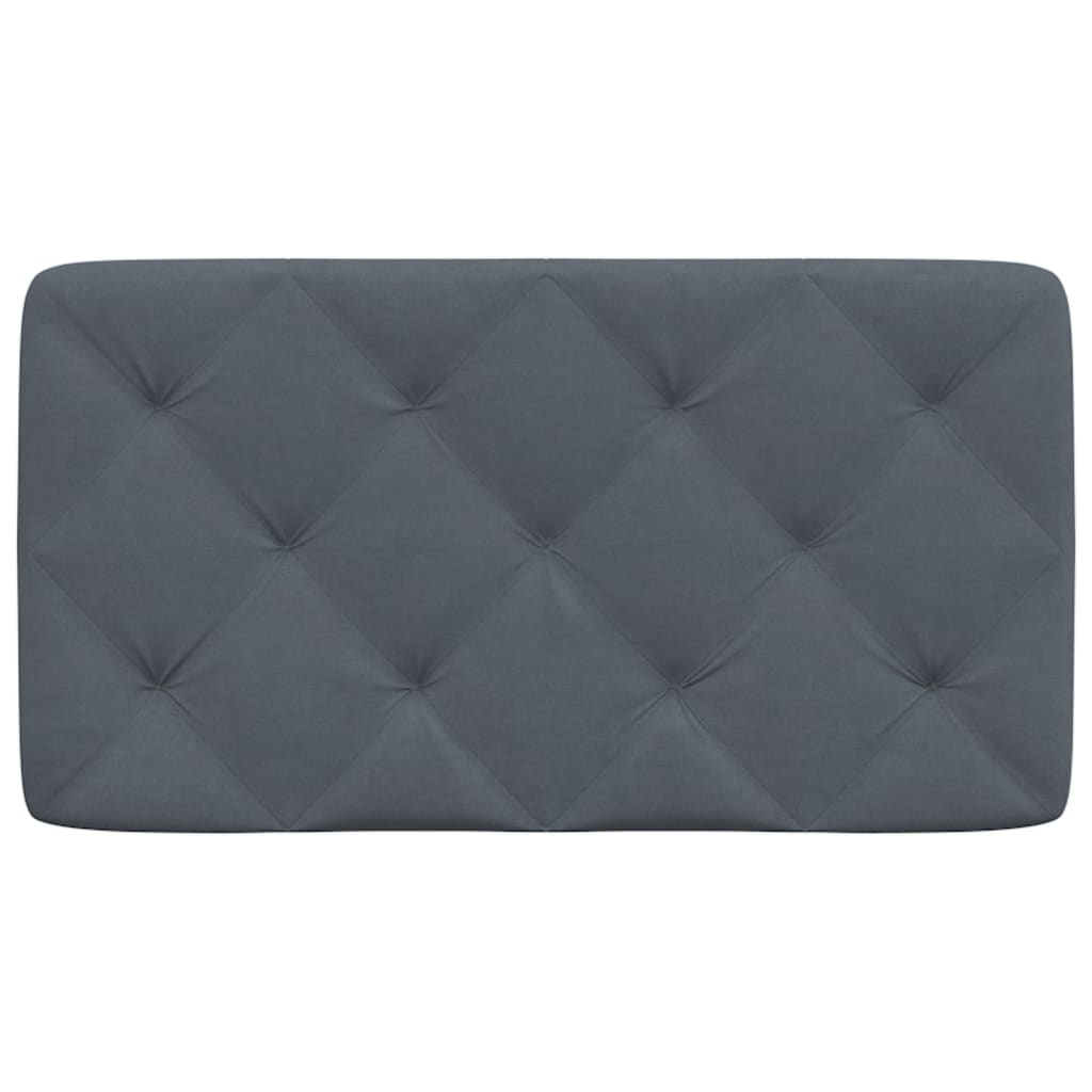 gavlpude 80 cm velour mørkegrå