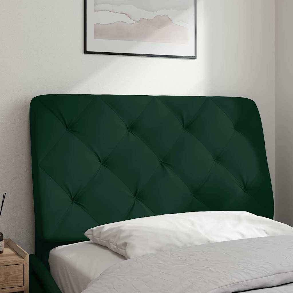 gavlpude 80 cm velour mørkegrøn