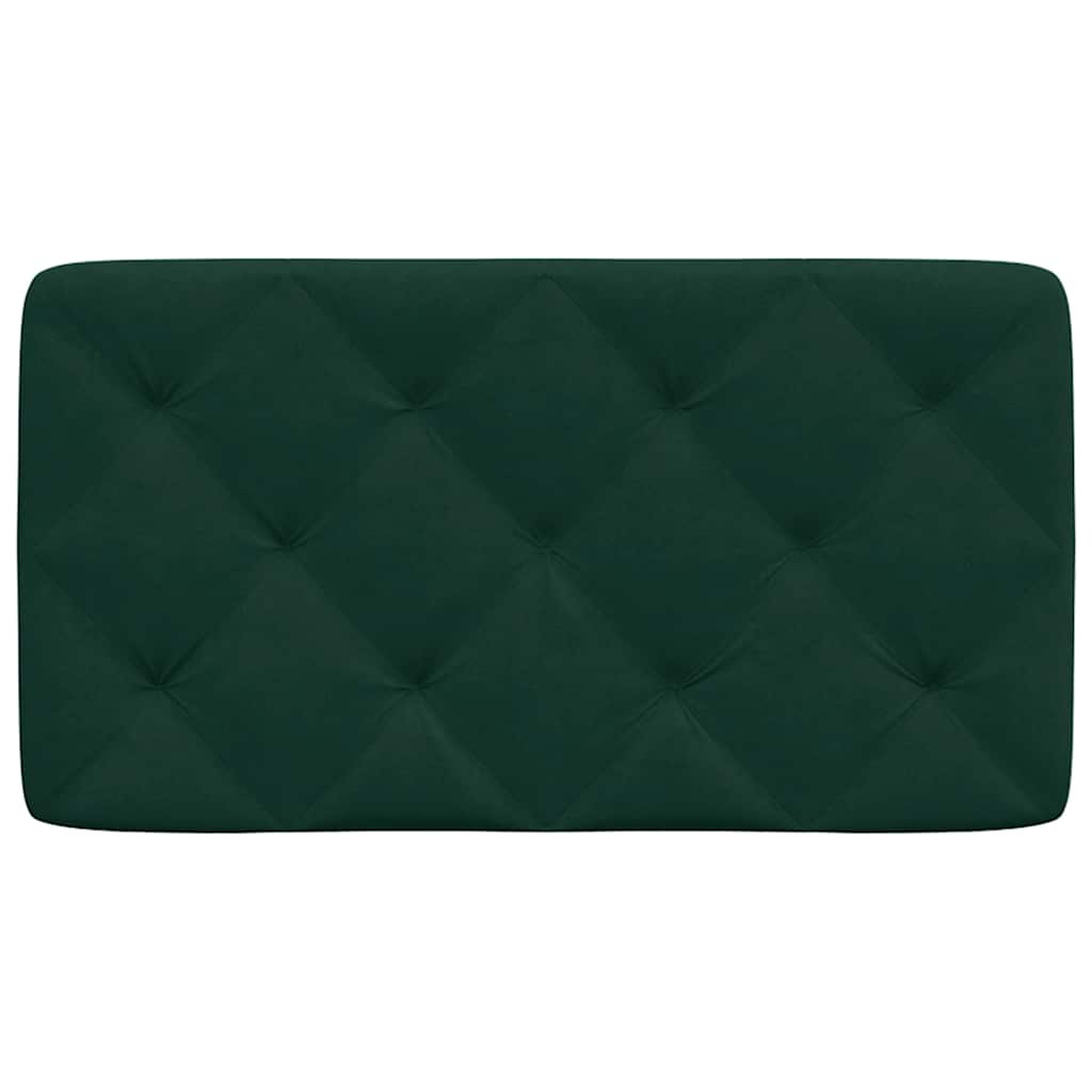 gavlpude 80 cm velour mørkegrøn