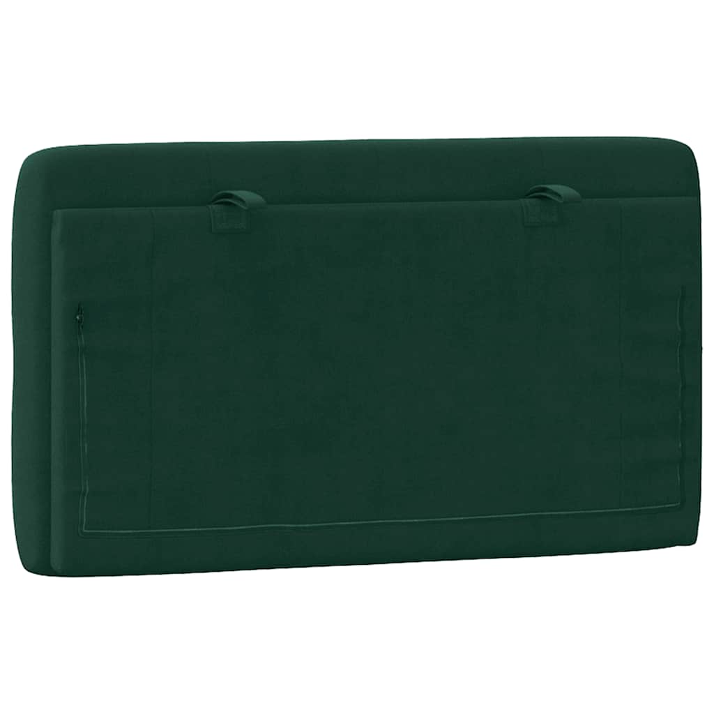gavlpude 80 cm velour mørkegrøn