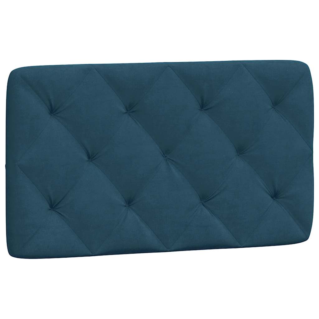 gavlpude 80 cm velour blå