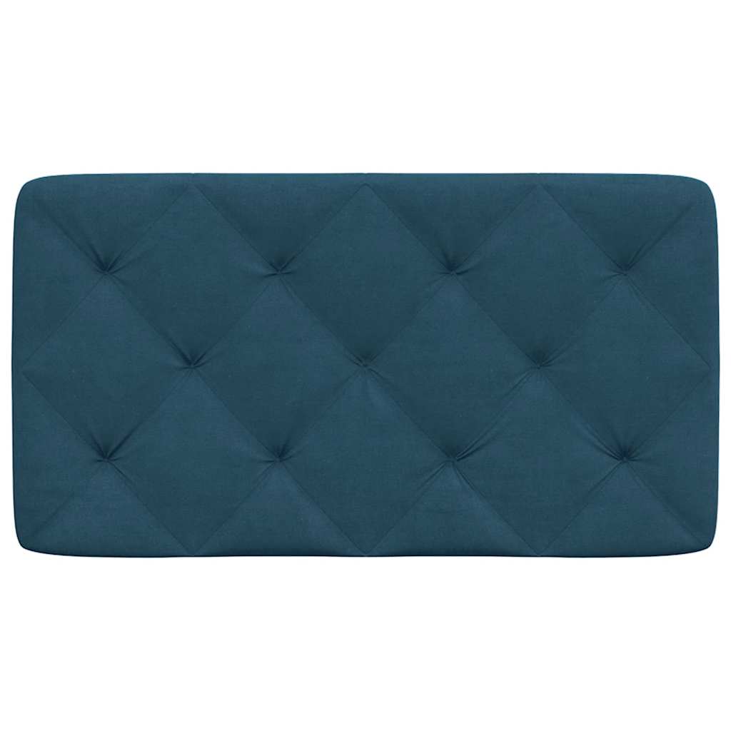 gavlpude 80 cm velour blå