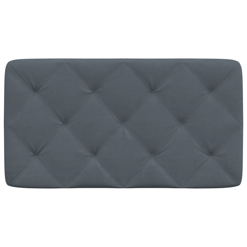 gavlpude 90 cm velour mørkegrå